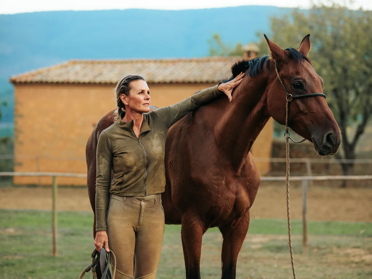 Cours d'équitation à Saint-Nizier-de-Fornas, Loire