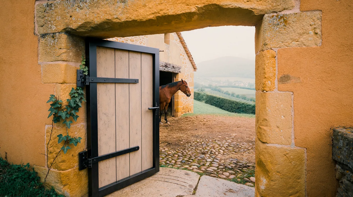 Entrée, Éperon du Haut Forez, centre équestre à Saint-Nizier-de-Fornas