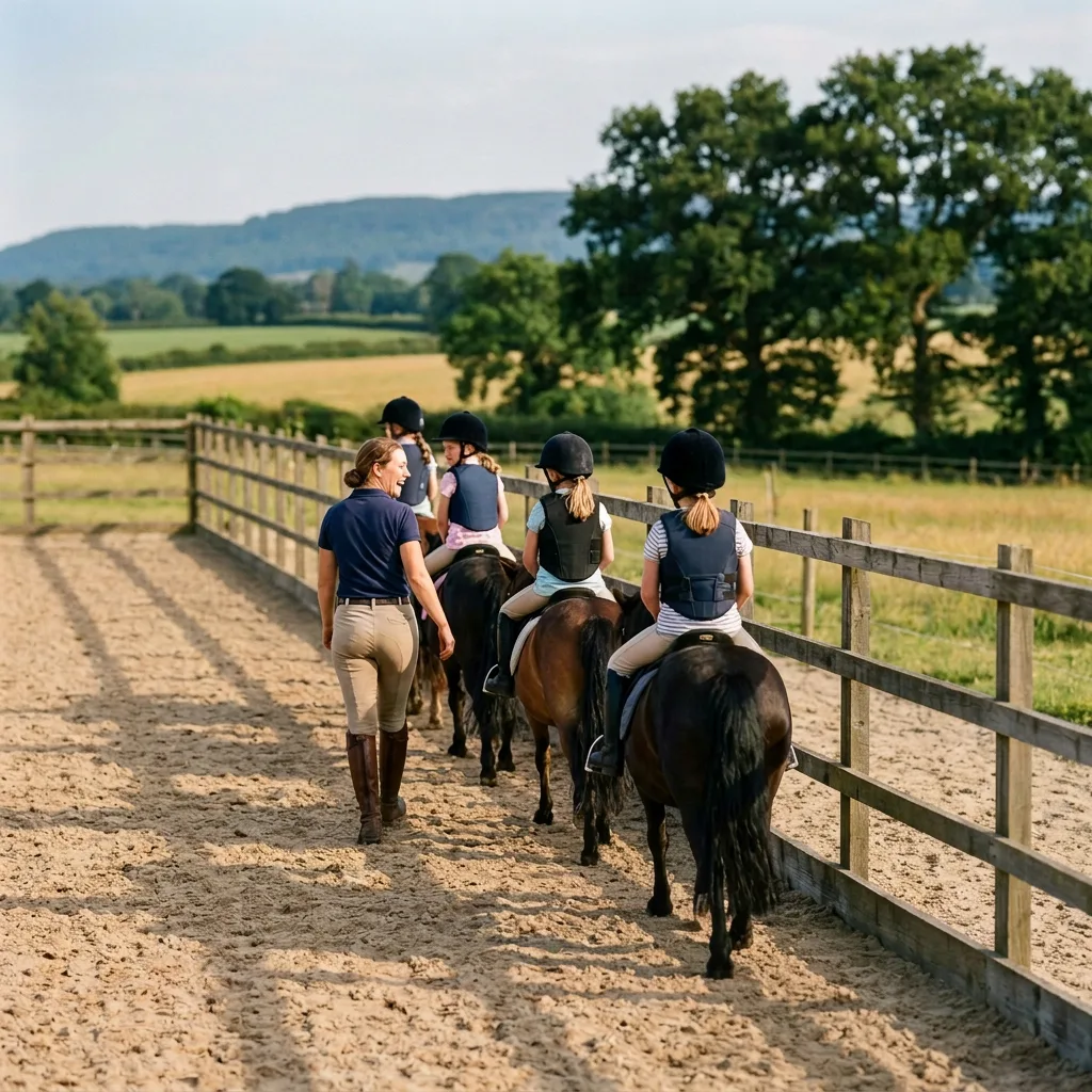 Cours de poney à Saint-Nizier-de-Fornas, Loire